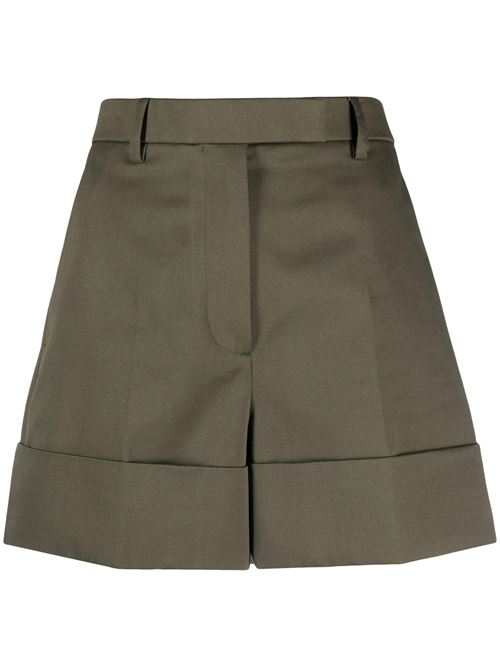 Dark green cotton shorts THOM BROWNE | FTC436UF0576320